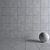 Concrete Grey Wall Tiles: Stylish and Durable 3D model small image 4