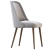 Lush Leather Chair: Elegant & Comfortable 3D model small image 2