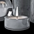Elegant Marble Candleholder Set 3D model small image 3