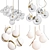 Modern Pendant Light Set with Exclusive Design 3D model small image 1