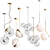 Modern Pendant Light Set with Exclusive Design 3D model small image 8