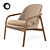 Elegant Aleman Armchair 3D model small image 1