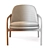 Elegant Aleman Armchair 3D model small image 6