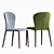 Elegant Astrid Porada Chair 3D model small image 2