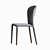 Elegant Astrid Porada Chair 3D model small image 3