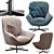 Rico King Armchair: Stylish and Comfortable 3D model small image 1