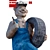 Tireman 198: High-Quality Detailed Tire Model 3D model small image 3