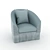 Fringe Chic Armchair: Munna Design 3D model small image 5