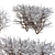  Winter Wonderland Snow Bush Set 3D model small image 1