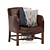 Klint Leather Chair: Class and Comfort 3D model small image 1