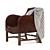 Klint Leather Chair: Class and Comfort 3D model small image 2