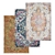 Deluxe Set of 3 Carpets 3D model small image 1