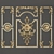 Exquisite Gold Trio: Luxury Ornament 3D model small image 3