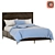 Universal Sidney Queen Bed 3D model small image 1