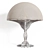 Elegant Crystal Desk Lamp 3D model small image 1