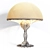 Elegant Crystal Desk Lamp 3D model small image 2