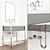 Sleek Bathroom Furniture Set 3D model small image 4