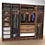 Modern Wardrobe Set 3D model small image 2