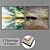 Artful Set: 2 Paintings with 4 Frames 3D model small image 1