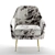 Elegant Phoebe Armchair 3D model small image 2