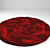 Elegance Circle Rug 3D model small image 1