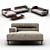 KENDO Corner Sectional Sofa | Natuzzi 3D model small image 2