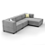 Modern BoConcept Carmo Sofa 3D model small image 3