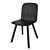 Elegant Palm Veneer Dining Chair 3D model small image 3