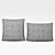 Muuto Soft Grid Cushion - Modern Square Decor Pillow 3D model small image 4