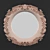 Sleek Circular Mirror: Reflect in Style 3D model small image 4