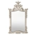 French Provencal Heart Top White Mirror 3D model small image 1