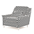 Elegant Tenreiro Armchair 3D model small image 3