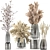 Natural Reed Bouquet 3D model small image 1