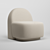 Modern Arp Accent Chair 3D model small image 2
