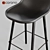 Sleek and Strong Bar Stool 3D model small image 4