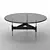 Stylish Glass Coffee Table 3D model small image 1