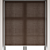 Customizable Roller Blinds Set 3D model small image 3