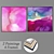 Gallery Collection: 2 Paintings with 4 Frame Options 3D model small image 1