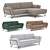 Luxury Belgian Sofa Montego 3D model small image 1