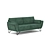 Luxury Belgian Sofa Montego 3D model small image 2