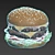 Delicious Hamburger - Mouthwateringly Detailed! 3D model small image 6