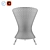 Exquisite Pearl Bistro Table 3D model small image 4