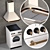 Zanussi Cooker Hood: Elegant Ivory & Bronze 3D model small image 4