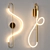 Elegant Height: 110 cm Sconce 3D model small image 2