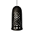 Elegant Ceramic Pendant Light 3D model small image 7