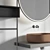 Modern Metal Bathroom Furniture 3D model small image 8