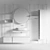 Modern Metal Bathroom Furniture 3D model small image 10