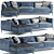 Modern Comfort: Frigerio Salotti Otto Corner Sofa 3D model small image 1