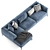 Modern Comfort: Frigerio Salotti Otto Corner Sofa 3D model small image 2