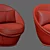 Modern Armchair | Stylish Seating Solution 3D model small image 4